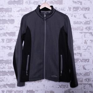 Vintage Eddie Bauer Zip-up Fleece Women's Size Medium Canada Made